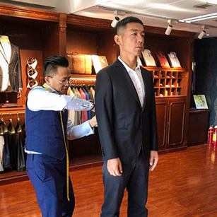 中國內地男演員邢佳棟同款西服定制