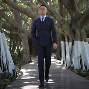 達(dá)人-斜幾同款定制西服