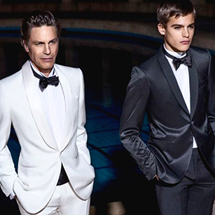 純黑白奢華禮服套裝